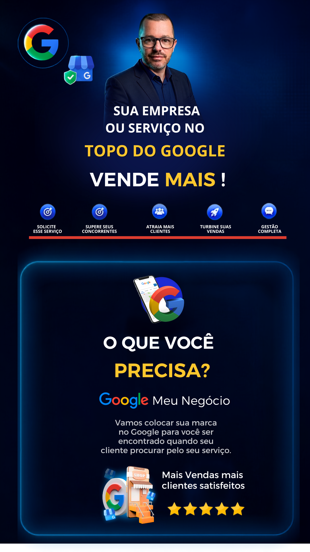 sua empresa no topo do google